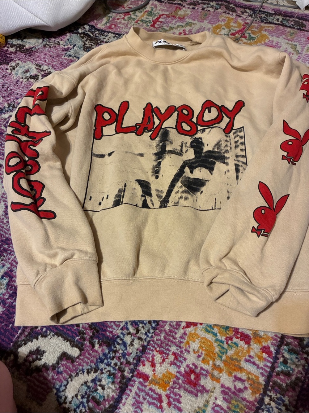 Playboy sweatshirt by Pacsun in medium
